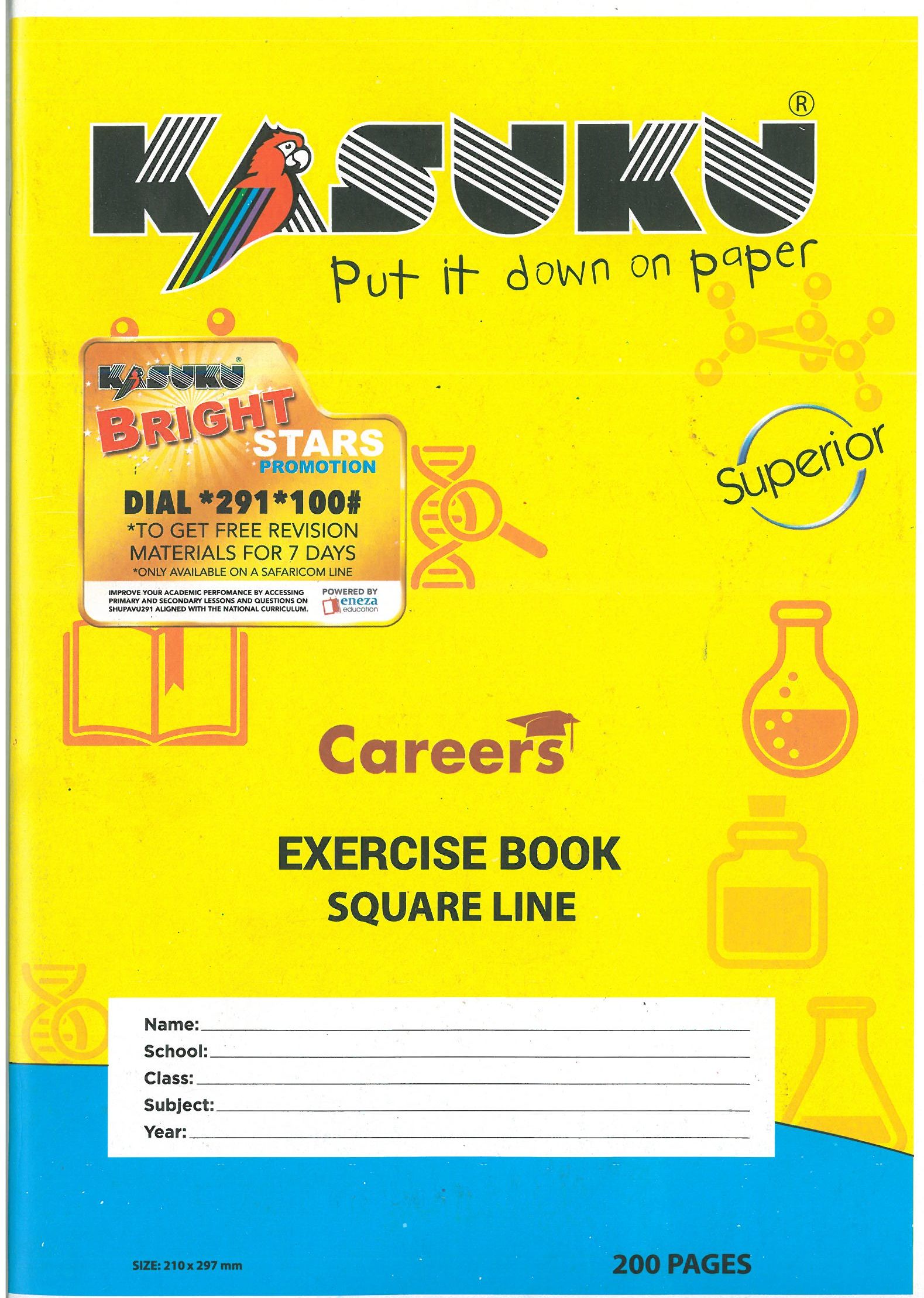 A4 Squared 200 pgs 